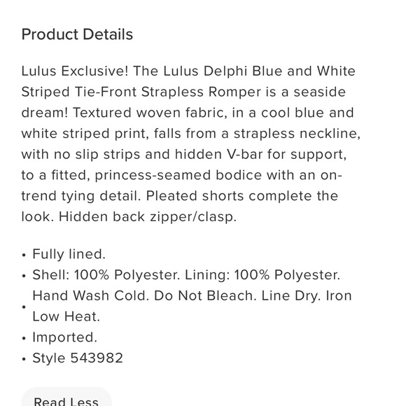 Lulus stripe romper - Picture 6 of 6